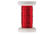 Medený drôt, 0,25 mm/50 m, červená, 1 ks