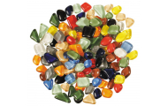 Mozaika, mäkké sklo, farebná, 1 - 2 cm, 200 g