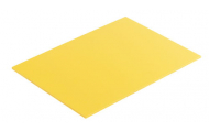 PVC doska, žltá, 150 x 210 mm, 1 ks