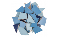 Mozaika lámaná, 1,5 - 10 cm, 1,7 kg, modrá mix