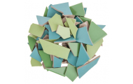 Mozaika lámaná, 1,5 - 10 cm, 1,7 kg, zelená mix
