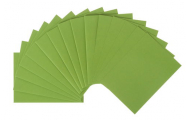 Pohľadnica otváracia, zelená májová, A6, 15 dielna