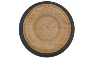 Drevené koleso s gumou, 53 mm, 1 ks