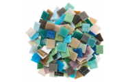 Sklenená mozaika Murano, 2 x 2 cm, farebný mix, 1000 g