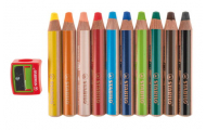 STABILO® woody 3 in1 farebné ceruzky, 10 ks