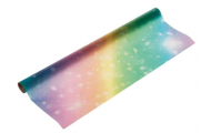 Transparentný papier čarovný prášok, farebný 50 x 61 cm, 1 kotúč