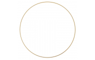 Kovový krúžok, Ø 30 cm, so zlatým povrchom, 1 ks
