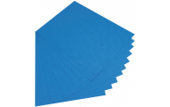 Farebný papier  50 x 70 cm, 10 ks, modrá