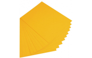 Farebný papier, 50 x 70 cm, 10 ks, žltá tmavá