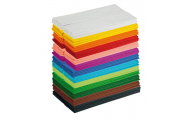 Krepový papier, 130 kotúčov, 13 farieb