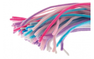 Žinilkový drôt, pastelové farby, 50 cm, 100 ks