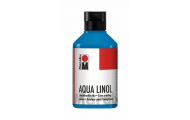 Marabu Aqua-Linol farba pre linoleotlač, 250 ml, modrá stredná, 1 ks