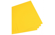 Farebný kartón, 50 x 70 cm, 10 ks, žltá pastel