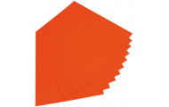 Farebný kartón, 50 x 70 cm, 10 ks, oranžová