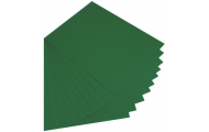 Farebný kartón, 50 x 70 cm, 10 ks, zelená jedľová