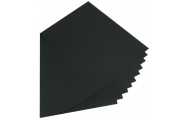 Farebný kartón, 50 x 70 cm, 10 ks, čierna
