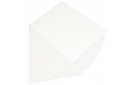 Farebný kartón, 50 x 70 cm, 10 ks, biela