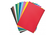 Farebný kartón, hladký povrch, A3, 125 ks, rôzne farby