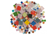 Mozaika mäkké sklo, farebná mix, 500 g