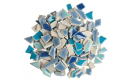 Mini Deluxe mozaika, modrá mix