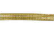 Voskový pás, 2 x 200 mm, 12 ks, zlatý
