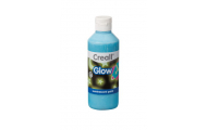 Creall® Glow fluoreskujúca farba, modrá 250 ml