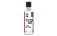Marabu Window Color Fun & Fancy, 80 ml biela
