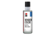 Marabu Window Color Fun & Fancy, 80 ml strieborná