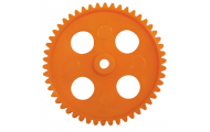 Ozubené koleso 1., 50 mm, 50 zubov, oranžová