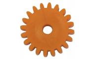 Ozubené koleso 1., 20 mm, 20 zubov, oranžová