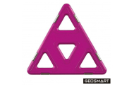 GEOSMART [TM] magnetická stavebnica mega trojuholníky, 6 ks