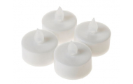 LED čajové sviečky, ø 3,5 x 2,8 cm, 4 ks