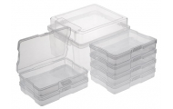 Plastová krabica, 21 x 18,5 x 14 cm, 7 dielny