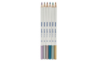 Farebná ceruzka metalická, 6 ks