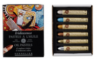 SENNELIER olejové pastelky, irizujúce farby, 6 ks