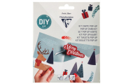 DIY Pop-Up Vianočná pohľadnica