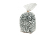 Konfety prúžky, strieborné metalické, 50 g