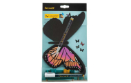 Kriedová tabuľa Securit® 3D motýľ, 22 x 15 cm, sada