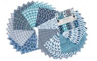 DESIGNPAPIER papier, modrý, 15,2 x 15,2 cm, 50 listov