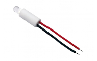 Nízkonapäťová LED dióda, ultra jasná, červená, 5 mm, 10 ks