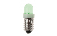 Sveteľná dióda LED, zelená, 8 mm, 10 ks