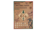 Vzorovaný kraftový papier Magic Christmas, A4, 20 listov