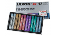 JAXON® olejové pastely, metalické farby, 12 ks
