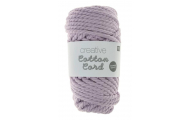 Rico Design® Creative Cotton Cord šnúra na makramé, levanduľová, 130 g, 1 ks