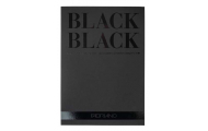 FABRIANO blok na kreslenie, čierne, A4, 20 listov