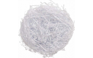 Dekoračná papierová tráva, biela, 30 g