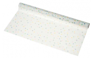 Stewo hodvábny papier bodkovaný, pastelový, 50 cm x 5 m, 1 kotúč
