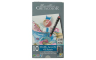 CRETACOLOR® AquaStic Metallic, akvarelové pastelky metalické, 10 ks