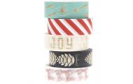 Rico Design® lepiaca páska Love Christmas JOY, 5 ks