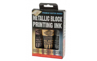 Farba na linoryt metalická, 3 x 100 ml